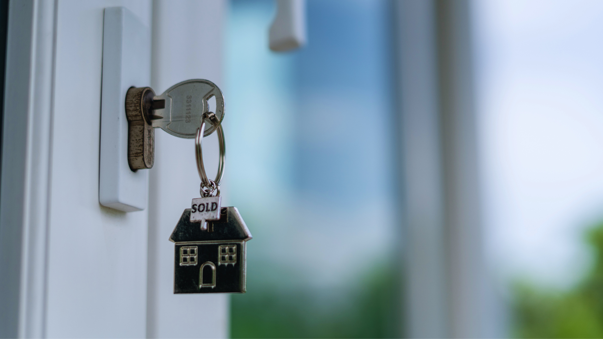 a key in a door knob