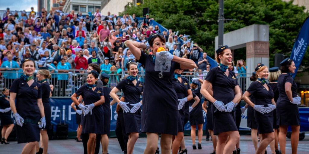 Alaska Airlines Seafair Torchlight Parade