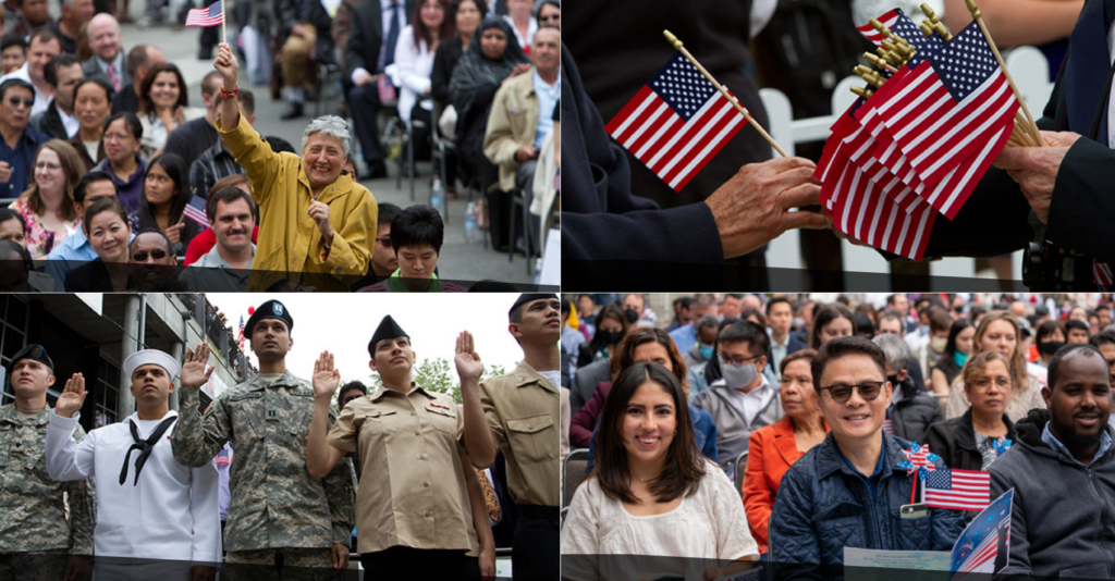 Naturalization Ceremony for New Americans